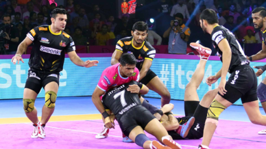Match 110: Jaipur Pink Panthers vs Telugu Titans Match 110: Jaipur Pink Panthers vs Telugu Titans