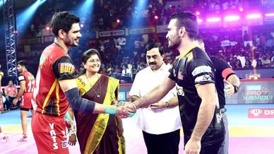 Match 77: Bengaluru Bulls vs Telugu Titans Match 77: Bengaluru Bulls vs Telugu Titans