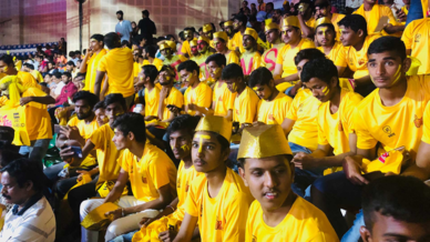 Titans Army show their support for Telugu Titans Titans Army show their support for Telugu Titans