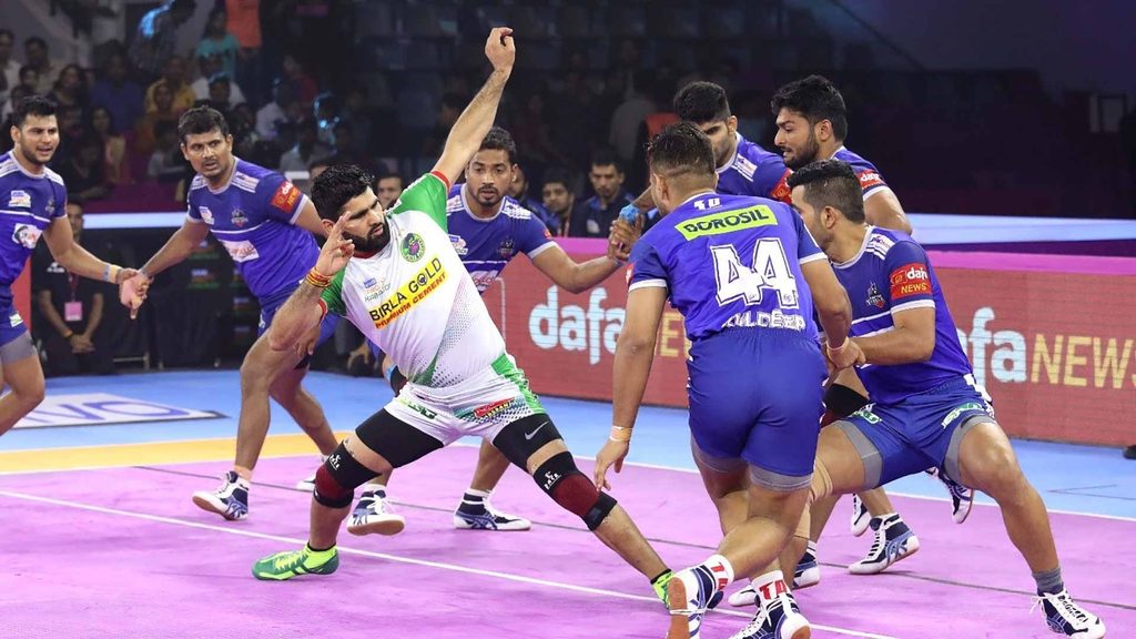 Pardeep Narwal was once again Patna Pirates’ leading raid point scorer.