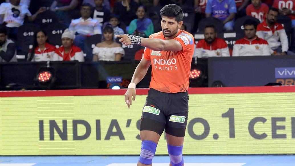 Baliyan’s buzzer raid heroics powers U Mumba past Patna Pirates Baliyan’s buzzer raid heroics powers U Mumba past Patna Pirates