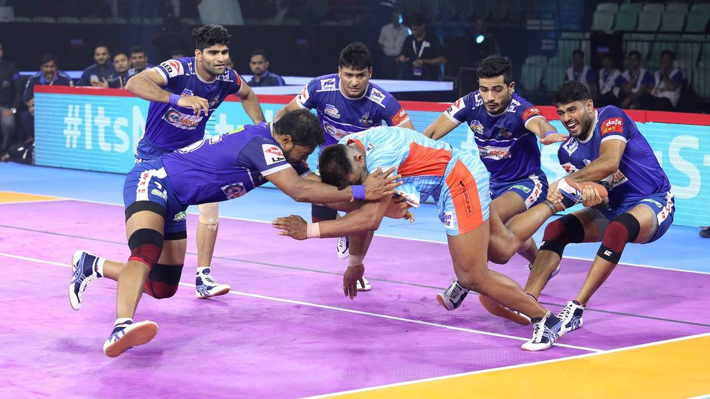 Haryana Steelers' defence tackled Maninder Singh four times in their match against Bengal Warriors.