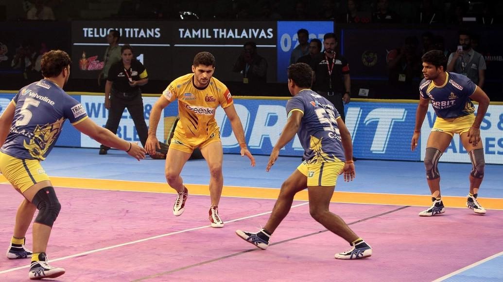 Match 6: Tamil Thalaivas vs Telugu Titans Match 6: Tamil Thalaivas vs Telugu Titans