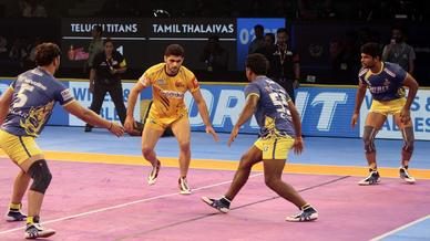 Match 6: Tamil Thalaivas vs Telugu Titans Match 6: Tamil Thalaivas vs Telugu Titans