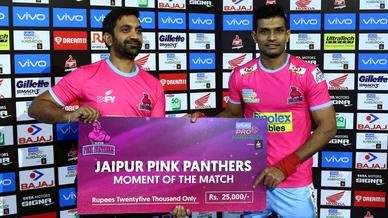 Match 114: Jaipur Pink Panthers vs U Mumba Match 114: Jaipur Pink Panthers vs U Mumba