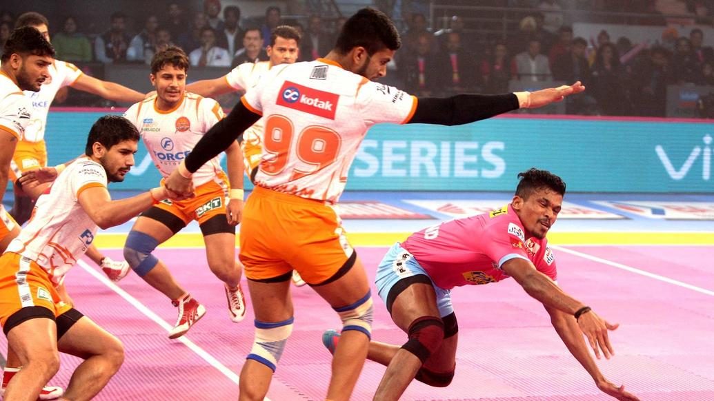 Match 111: Jaipur Pink Panthers vs Puneri Paltan Match 111: Jaipur Pink Panthers vs Puneri Paltan