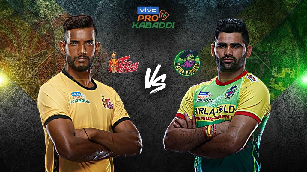 Telugu Titans and Patna Pirates lock horns in Match 11 of VIVO Pro Kabaddi Season 7.