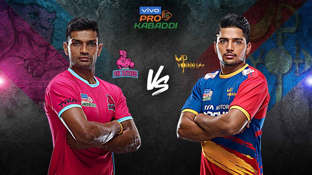 Jaipur Pink Panthers will face U.P. Yoddha in Match 93 of vivo Pro Kabaddi Season 7.