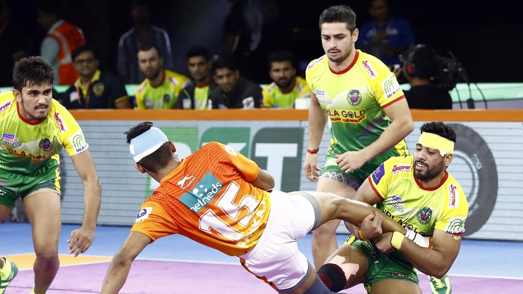 Neeraj Kumar match Manjeet Chhillar's record of 11 tackle points against Puneri Paltan.