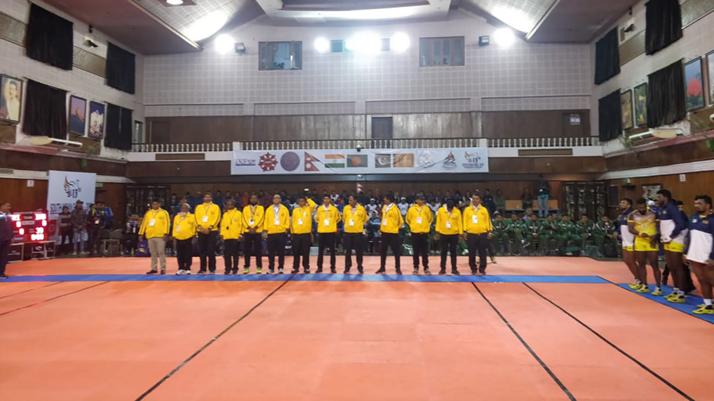 Glimpses of India kabaddi team at South Asian Games 2019 Glimpses of India kabaddi team at South Asian Games 2019