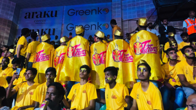 Titans Army show their support for Telugu Titans Titans Army show their support for Telugu Titans