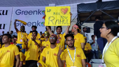 Titans Army show their support for Telugu Titans Titans Army show their support for Telugu Titans