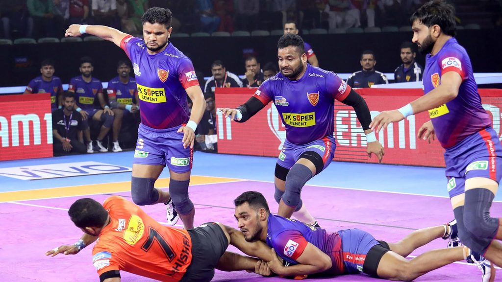 Right Corner Ravinder Pahal scored eight tackle points against U Mumba.