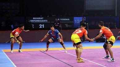 Match 71: Gujarat Fortunegiants vs U.P. Yoddha Match 71: Gujarat Fortunegiants vs U.P. Yoddha