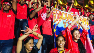 Bulls'I show their support for Bengaluru Bulls Bulls'I show their support for Bengaluru Bulls