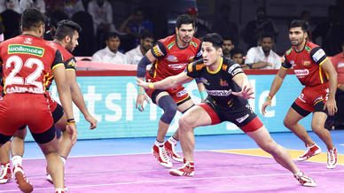 Match 77: Bengaluru Bulls vs Telugu Titans Match 77: Bengaluru Bulls vs Telugu Titans