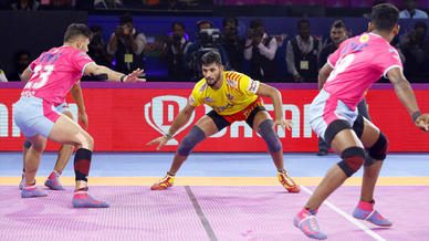 Match 100: Jaipur Pink Panthers vs Gujarat Fortunegiants Match 100: Jaipur Pink Panthers vs Gujarat Fortunegiants