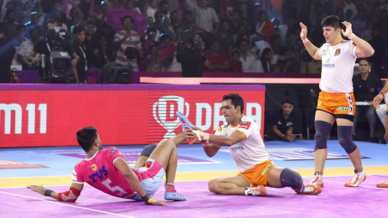 Match 107: Jaipur Pink Panthers vs Puneri Paltan Match 107: Jaipur Pink Panthers vs Puneri Paltan