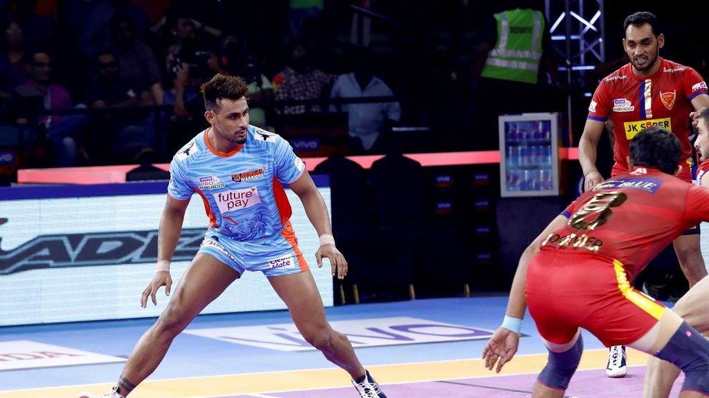 Maninder Singh averaged over 10 points a game for the first time in his vivo Pro Kabaddi career.