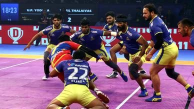 Match 113: U.P. Yoddha vs Tamil Thalaivas Match 113: U.P. Yoddha vs Tamil Thalaivas