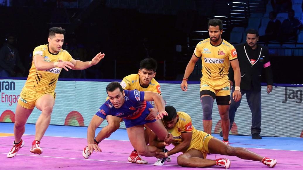 Match 95: Dabang Delhi K.C. vs Telugu Titans Match 95: Dabang Delhi K.C. vs Telugu Titans